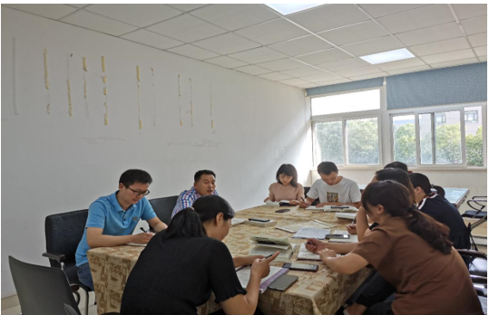 新能源汽车教研室党支部开展党史学习和教研活动