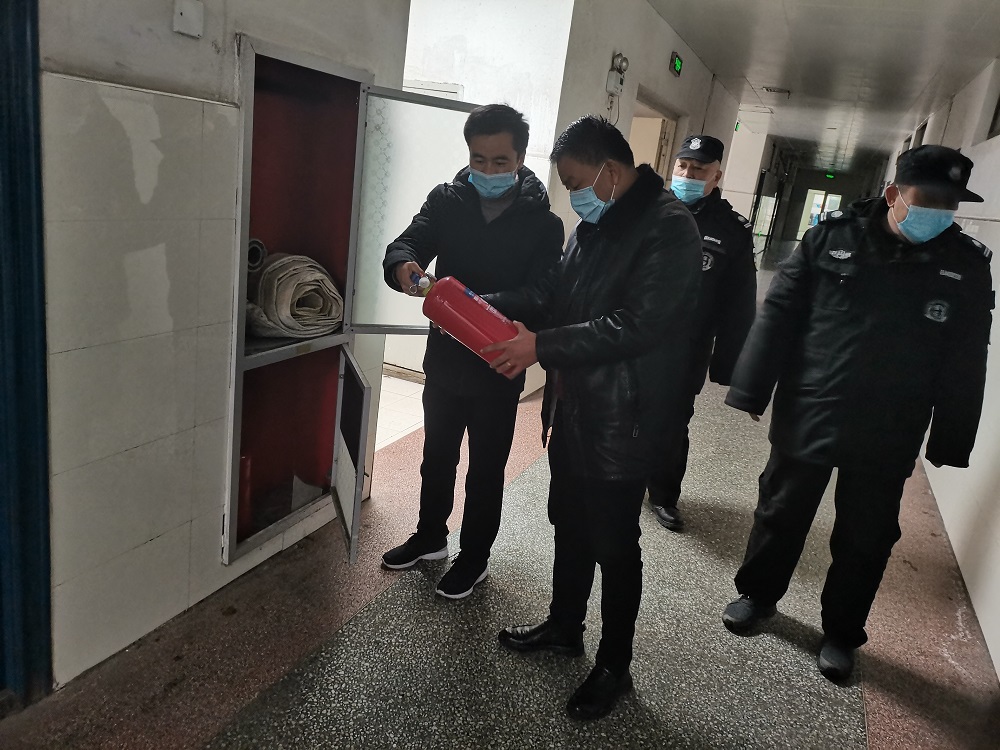 安全保卫处开展校园安全检查,筑牢校园安全防线