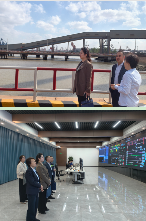 物流管理学院调研江阴港,校企同心绘就合作新蓝图