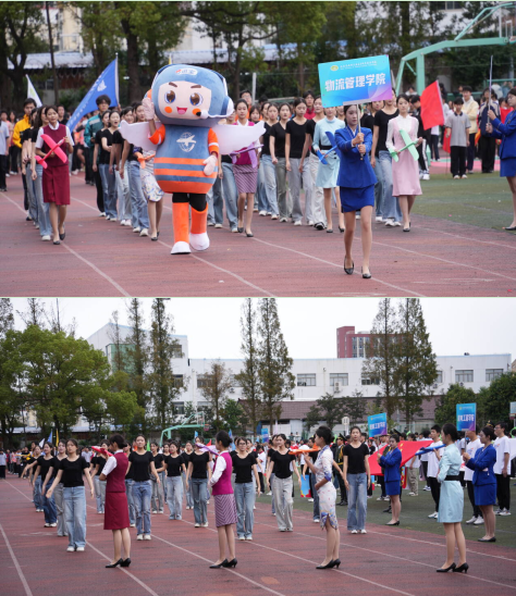 物流管理学院在校运会斩获双优成绩
