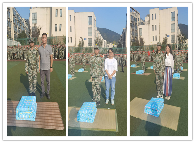 叠四方被,聚青年魂 ——信息管理学院2021级新生参加军训叠被子比赛